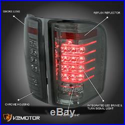 Chevy 2007-2014 Silverado 1500 2500HD 3500HD Smoke LED Rear Tail Brake Lights