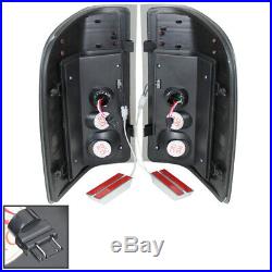 Chevy 2007-2014 Silverado 1500 2500HD 3500HD Smoke LED Rear Tail Brake Lights