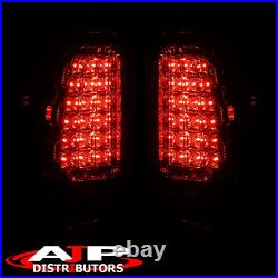 Chrome LED Tail Lights Brake Lamps Left+Right For 1999-2006 Silverado / Sierra