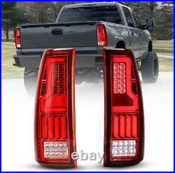 Chrome LED Tail Lights For 1999-2006 Chevy Silverado/GMC Sierra 1500 2500 3500