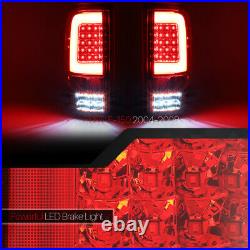 Chrome/Red Tron LED Bar 3D Neon Tube Tail Light Brake Lamp for 04-08 Ford F150