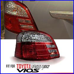 Cl-red Rear Tail Light Lamp Lh For Toyota Soluna Vios Yaris Vitz Sedan 2007-2013