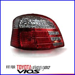 Cl-red Rear Tail Light Lamp Lh For Toyota Soluna Vios Yaris Vitz Sedan 2007-2013