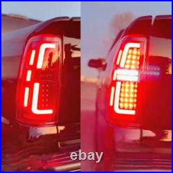 Clear LED Brake Tail Lights For 99-02 Chevy Silverado 1500 2500/99-03 GMC Sierra