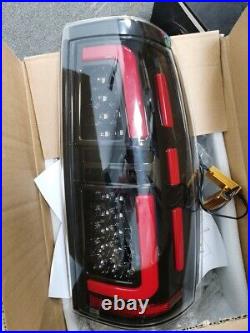 Clear LED Brake Tail Lights For 99-02 Chevy Silverado 1500 2500/99-03 GMC Sierra