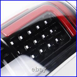Clear LED Brake Tail Lights For 99-02 Chevy Silverado 1500 2500/99-03 GMC Sierra