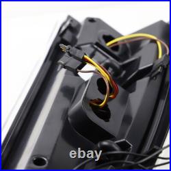 Clear LED Brake Tail Lights For 99-02 Chevy Silverado 1500 2500/99-03 GMC Sierra
