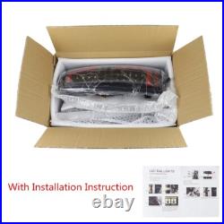 Clear LED Brake Tail Lights For 99-02 Chevy Silverado 1500 2500/99-03 GMC Sierra
