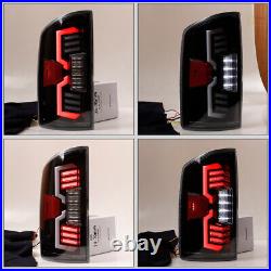Clear LED Tail Lights for 02-06 Dodge Ram 1500 2500 3500 Sequential Turn Signal
