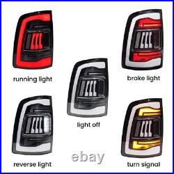 Clear LED Tail Lights for Dodge Ram 1500 2500 3500 2009-2018 Rear Lights 1 Pair