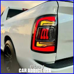 Clear LED Tail Lights for Dodge Ram 1500 2500 3500 2009-2018 Rear Lights 1 Pair