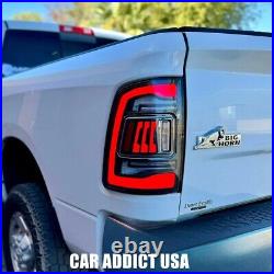 Clear LED Tail Lights for Dodge Ram 1500 2500 3500 2009-2018 Rear Lights 1 Pair