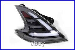 Clear Lens Full LED Tail Lights for 2009-20 Nissan 370z