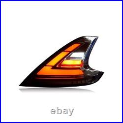 Clear Lens Full LED Tail Lights for 2009-20 Nissan 370z