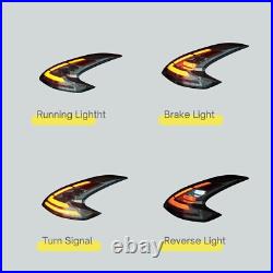 Clear Lens Full LED Tail Lights for 2009-20 Nissan 370z