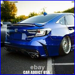 Clear Lens LED Tail Lights for 2018-2022 Honda Accord Sedan 10th Gen Rear Lights