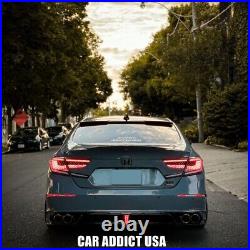 Clear Lens LED Tail Lights for 2018-2022 Honda Accord Sedan 10th Gen Rear Lights
