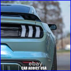 Clear Lens RGB LED Tail Lights For 2015-2023 Ford Mustang S550 Rear Light 1 Pair