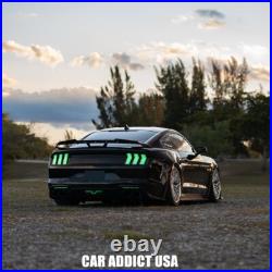 Clear Lens RGB LED Tail Lights For 2015-2023 Ford Mustang S550 Rear Light 1 Pair