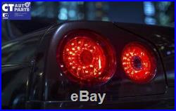 Clear Red LED Tail light for 98-02 Nissan Skyline R34 GTR GTT RB