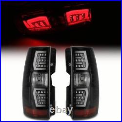 Clear Sequential For 2007-2014 Chevy Suburban Tahoe LED Tail Lights Brake Rear