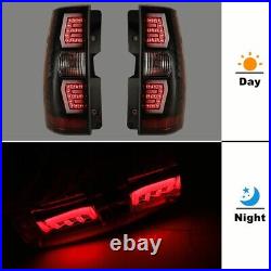 Clear Sequential For 2007-2014 Chevy Suburban Tahoe LED Tail Lights Brake Rear