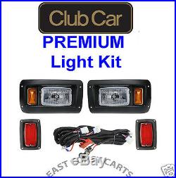Club Car DS Golf Cart Basic Light Kit, Halogen Headlights withLED Taillights