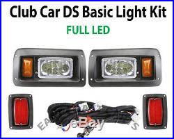 Club Car DS Golf Cart LED Light Kit, LED Headlights & LED Taillights 1993-Newer