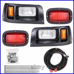 Club Car DS Halogen Headlight LED Tail Light Kit 1998 & UP Golf Cart Lights