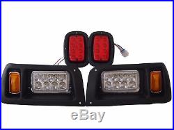 Club Car DS LED Light Kit Adjustable Headlights / Tail Lights 93+ G&E Golf Cart