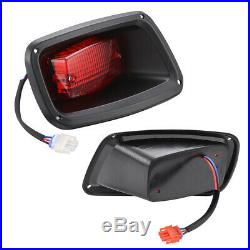 Club Car EZGO TXT Golf Cart Halogen Headlight Bar Light LED Taillights 1994 & Up