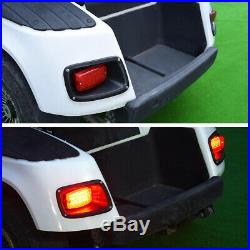 Club Car EZGO TXT Golf Cart Halogen Headlight Bar Light LED Taillights 1994 & Up