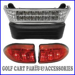 Club Car Precedent Golf Cart LED Headlight & Tail Light Kit (Elec. 2004- 08.5)