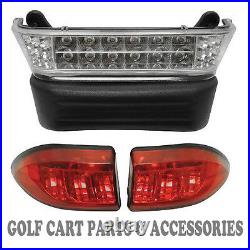 Club Car Precedent Golf Cart LED Headlight & Tail Light Kit (GAS 2004-UP)