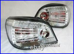 Crystal LED Tail Lights CHROME for BMW E60 2004-2007 5-Series PREFACELIFT
