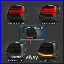 Customized SMOKED LED Tail Lights with sequential For VW 2011-2017 Polo TSI GTS
