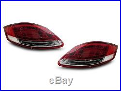 DEPO 2005-08 Porsche Boxster & Cayman 987 LED Red/Clear Rear Tail Lights Set New
