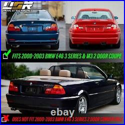 DEPO M3 Red/Smoke LED Rear 4PCS Tail Lights For 2000-2003 BMW E46 2 Door Coupe