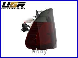 DEPO M3 Red/Smoke LED Rear 4PCS Tail Lights For 2000-2003 BMW E46 2 Door Coupe