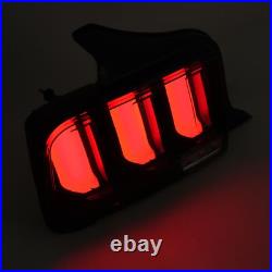 DOT For 2005-2009 Ford Mustang Smoked LED Tube Signal Tail Lights Brake Lamps