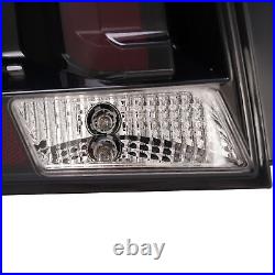 DOT For 2005-2009 Ford Mustang Smoked LED Tube Signal Tail Lights Brake Lamps