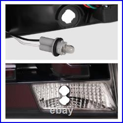 DOT For 2005-2009 Ford Mustang Smoked LED Tube Signal Tail Lights Brake Lamps