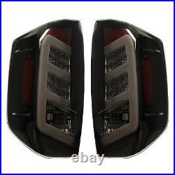 DRL LED Tail Lights Rear Brake Lamps For Toyota Tundra 2014 2015 2016 2017-2021