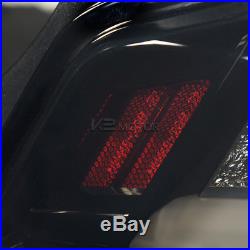 Dark Smoke 2011-2013 Scion tC LED Glossy Black Tail Lights Brake Lamps