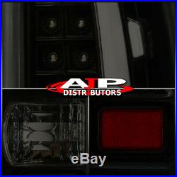 Dark Smoked Tube LED Tail Lights Lamps Left+Right For 1999-2006 Silverado Sierra