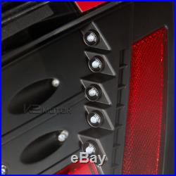 Depo LED Tail Stop Lights Black For 2004-2008 Nissan Maxima