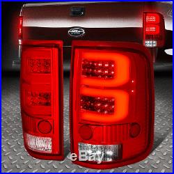 Dual Led C-tube Barfor 04-08 Ford F150 Lobo Tail Light Rear Brake Lamps Red