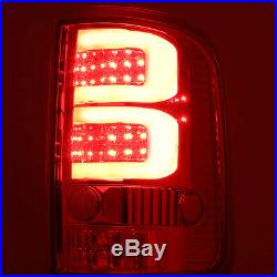 Dual Led C-tube Barfor 04-08 Ford F150 Lobo Tail Light Rear Brake Lamps Red