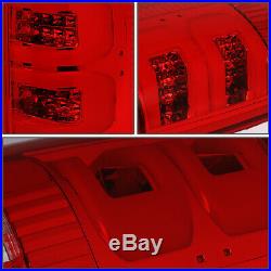 Dual Led C-tube Barfor 04-08 Ford F150 Lobo Tail Light Rear Brake Lamps Red