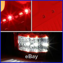 Dual Led C-tube Barfor 04-08 Ford F150 Lobo Tail Light Rear Brake Lamps Red